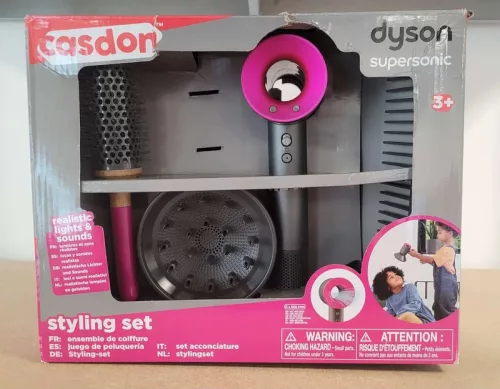 OUTLET Kit de coafat Dyson Supersonic cu uscator de par pentru copii Casdon - produs defect