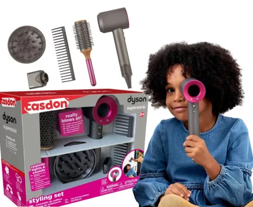 OUTLET Kit de coafat Dyson Supersonic cu uscator de par pentru copii Casdon - produs defect