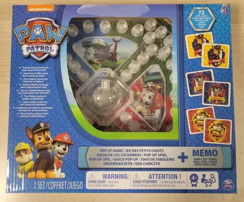 OUTLET Psi Patrol Game Set Joc de masă Chinese Pop Up Memory Memory Memorie DEFECTĂ