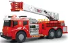 OUTLET Camion de pompieri cu telecomandă pentru pompieri cu scară mobilă Lumină/sunet RC - Produs defect