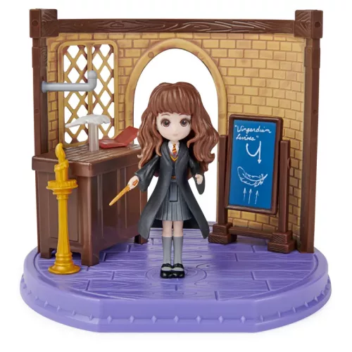 OUTLET Harry Potter Magical Minis set mic Hermione Granger farmece clasa + accesorii 5+ - produs defect