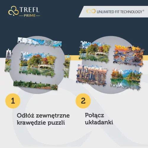 OUTLET Puzzle 1000 Alpejska Sielanka Bavaria, Germania Unlimited Fit Technology AMBALAJ DETERMINAT