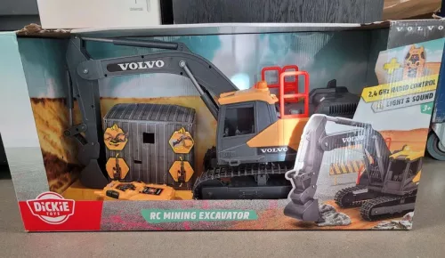OUTLET Excavator cu telecomandă Volvo Construction Lumină și sunet - mărfuri returnate