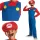 OUTLET Costum de carnaval Super Mario parada costumatie baieti 134-146 cm (10-12 ani) - produs defect