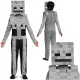 OUTLET Costum carnaval Minecraft pentru baieti Costum Costum Alb Schelet Costum 125-135 cm (7-8 ani) FARA AMBALAJ ORIGINAL