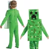 OUTLET Costum Minecraft Costum Carnaval Creeper 127-136 cm - produs defect