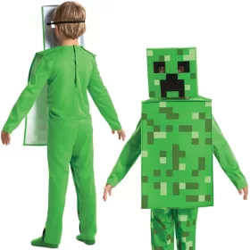   OUTLET Costum Minecraft Costum Carnaval Creeper 127-136 cm - produs defect