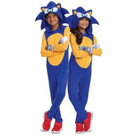   OUTLET Costum de carnaval Sonic pentru baieti si fete Costum arici Dress up 110-122 cm (4-6 ani) - produs incomplet