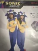 OUTLET Costum de carnaval Sonic pentru baieti si fete Costum arici Dress up 110-122 cm (4-6 ani) - produs incomplet