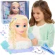 OUTLET Papusa Cap mare pentru pieptanat si coafat Deluxe Disney Princess Elsa Frozen + Accesorii AMBALAJ DETERMINAT