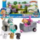 OUTLET Set de salvare Vehicule și figurine Psi Patrol Skye și Everest + pisici AMBALAJ DETERMINAT