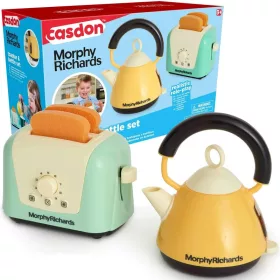   OUTLET Set ceainic și prăjitor de pâine pentru copii Morphy Richards Casdon - produs incomplet