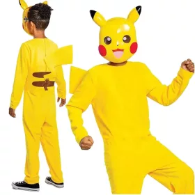   OUTLET Costum carnaval Pokemon Pikachu costum kigurumi galben 137-149 cm (10-12 ani) EXPOZIȚIE