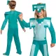 OUTLET Costum Minecraft, costum carnaval armura diamant 127-136 cm (7-8 ani) DUPA RETURNARE