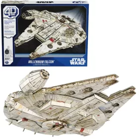   OUTLET Puzzle 4D Build Star Wars Star Wars Falcon Millennium Ship Model 3D construibil - Carcasă deteriorată