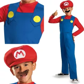   OUTLET Costum de carnaval Costum Super Mario pentru baieti 125-135cm (7-8 ani) - marfa returnata