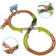 OUTLET Tomek și prietenii Set de șine Pista de reciclare + locomotivă Miros 17 piese AMBALARE DEFECTĂ