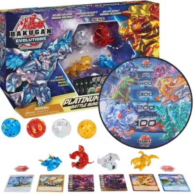   OUTLET Bakugan Evolutions Big Set Platinum Battle Bundle Cărți de figurine BakuCores Mat AMBALAJ DETERMINAT