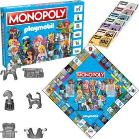   OUTLET Joc de masă Monopoly social family Playmobil versiune poloneză SET INCOMPLET