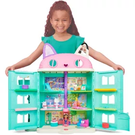   OUTLET Casă de păpuși interactivă Mači Gabi's House 60 cm mare + figurine Kiciuś Panduś și Gabi Gabby's Purrfect Dollhouse PRODUS DEFECT DE SUNET