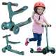 OUTLET Triciclu reglabil Evo pentru copii 2in1 Ride Cruiser cu scaun Verde inchis AMBALAJ DETERIAT