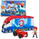 OUTLET Psi Patrol Velký Patrol Camion de lansare și salvare + vehicul cu patru roți și figură Ryder în mișcare DUPĂ ÎNTORARE