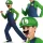 OUTLET Costum de carnaval Super Mario pentru baiat Luigi defilare costum 134-146 cm (10-12 ani) - marfa returnata