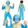 OUTLET Costum de carnaval Costum Pokemon Squirtle Costum Kigurumi albastru 137-149cm (10-12 ani) DUPĂ RETURNARE