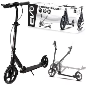   OUTLET Evo Folding City Scooter Street Rider 200 Black 8+ DUPĂ RETURNARE