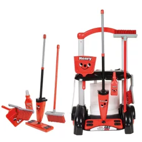   OUTLET Set de curatare carucior mop matura Casdon Henry Little Helper - produs incomplet