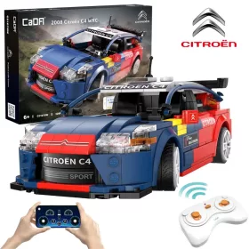   OUTLET CaDA Citroën C4 WRC - mașină de curse cu telecomandă, 329 piese, RC Dual Mode - ambalaj deteriorat