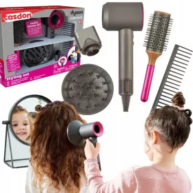   OUTLET Kit de coafat Dyson Supersonic cu uscător de păr pentru copii Casdon AMBALAJ DETERMINAT