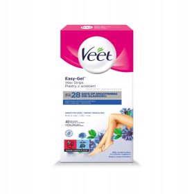    Benzi de ceară depilatoare Veet body pentru piele sensibilă 40 buc.