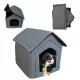  Casa pentru caini Fuks nuante de gri 60 cm x 57 cm