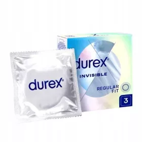    Prezervative Durex Invisible pentru o mai mare intimitate, 3 buc