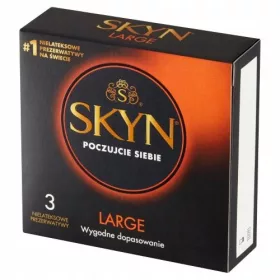  Skyn Prezervative mari non-latex 3 buc