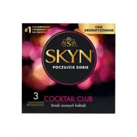  Prezervative fără latex Unimil Skyn Cocktail Club, 3 buc