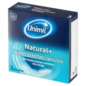 Prezervative Unimil din latex natural, 3 buc