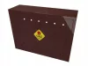 Dulap de gaz Jurdaw maro 800 × 600 × 250 mm fără perete din spate, cu cheie de rezervă