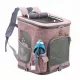  Rucsac de transport pentru caini nuante de roz S/M 38 cm x 42 cm x 38 cm
