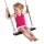  GIGI TOYS Scaun balansoar cu inserție metalică pe frânghii NEGRU