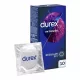  Prezervative Durex Intense 10 buc cu coaste si gel stimulator