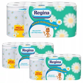 Hârtie Igienică Regina cu Extract de Mușețel - 48 Role