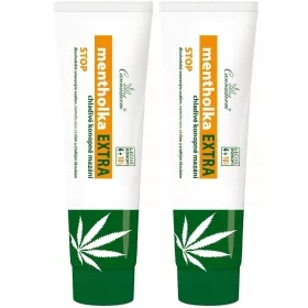   Gel Răcoritor cu Cannabis Mentholka EXTRA - Alinare Rapidă pentru Durerile Musculare și Articulare, 2 x 150 ml