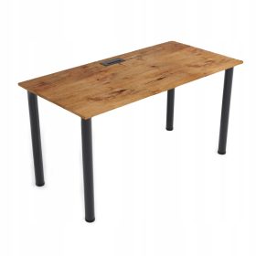   Birou dreptunghiular Zdesk COMPUTER DESK 137,5 x 67,5 x 72,8 cm negru, stejar lancelot