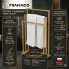 Suport pentru prosoape auriu cu trei brațe Framado 01564