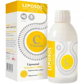   Vitamină C Liposomală Aliness Liposol C 1000TM - 250 ml - Fără Aromă