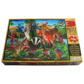  Puzzle 500 3D Howard Robinson ANIMALE Sălbatice