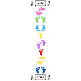  Piesă de animație Akson Center Jumping Skins 45 x 200 cm