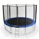  TRAMPOLIN DE GRADINA F-STAR PENTRU COPII 254CM 8FT ALBASTRU NET Z. + SCARA